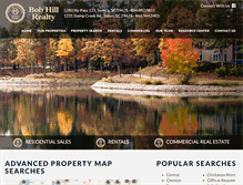 Tablet Screenshot of bobhillrealty.com